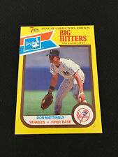 DON MATTINGLY ODD BALL DRAKES BOX CUT OUT 1987 NEW YORK YANKEES BASEBALL CARD !!, used for sale  Shipping to South Africa