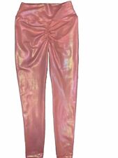 Peach shiny leggings for sale  Galena Park