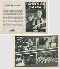SMYK / SKID Original exYU Movie Program 1960 JIŘÍ VALA JIŘINA ŠVORCOVÁ Z BRYNYCH na sprzedaż  Wysyłka do Poland