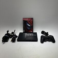 OEM Sony PS2 PlayStation 2 Slim Black Console Bundle SCPH-75001 Slimline System for sale  Shipping to South Africa