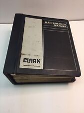 Manual de mantenimiento de transmisión turbo Clark Construction Machinery 475C. segunda mano  Embacar hacia Mexico