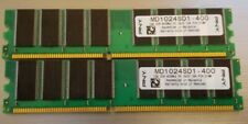 RAM DE MEMORIA DE ESCRITORIO DDR PNY 1 GB PC3200U - PNY MD1024SD1-400 (PAR), usado segunda mano  Embacar hacia Argentina