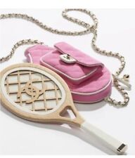 Nova bolsa de mão 23c Chanel Runway Barbie rosa e branco raquete de tênis espelho 💝slg comprar usado  Enviando para Brazil