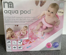 Used, Girls Aqua Pod non slip bath Safety mat & seat by Mothercare Pink With Box for sale  ASHFORD
