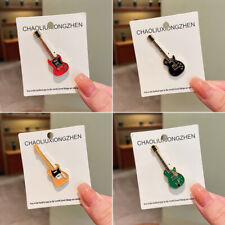 Creative Guitar Brooch Pin Small Badge Enamel Piercing Brooch Colorful Jewelry na sprzedaż  Wysyłka do Poland