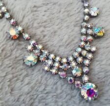 Collier vintage strass d'occasion  Tarare