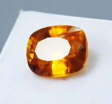 Natural Taaffeite 7.35 Ct Russia Orange Cushion Cut Treated Gemstone, used for sale  Shipping to South Africa