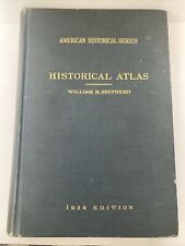 Używany, Atlas historyczny 7. wydanie 1929 autorstwa Williama R. Shepherda książka w twardej oprawie na sprzedaż  Wysyłka do Poland