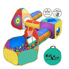 Brinquedo e bolsa de túnel barraca de basquete infantil Hide N Side Ball Pit Playz! ENVIO RÁPIDO!! comprar usado  Enviando para Brazil