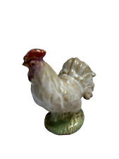 Porcelana cerâmica vintage galinha pintada à mão marrom claro fazenda 4,5”X3,5” comprar usado  Enviando para Brazil