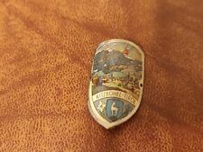 Vintage Walking Stick Badge stocknagel kitzbuhel Tirol colored Austria  for sale  Shipping to South Africa
