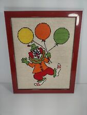 Red frame needlepoint for sale  Hart