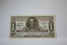 Banknote billet bolivia d'occasion  Criquetot-l'Esneval