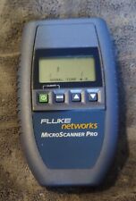 Fluke Networks MicroScanner Pro Cable Tester for sale  Shipping to South Africa