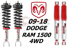 Apoios de suspensão dianteiros Rancho Quicklift e amortecedores traseiros RS9000XL para 09-18 Dodge Ram 1500 4WD comprar usado  Enviando para Brazil