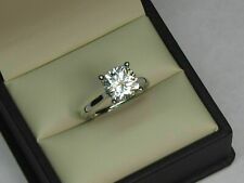 Halo 2.50Ct Round Cut Real Treated Diamond In 925 Silver Engagement Ring for sale  Shipping to South Africa