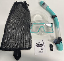 Conjunto de máscara de snorkel parte superior seca bolsa de malha de snorkel azul unissex (usada uma vez) azul comprar usado  Enviando para Brazil