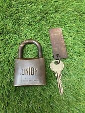 Vintage union padlock for sale  ASHFORD