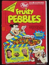 THE FLINTSTONES Gigantyczny plakat filmowy - Post Fruity Pebbles Cereal Promocja (1994) na sprzedaż  Wysyłka do Poland