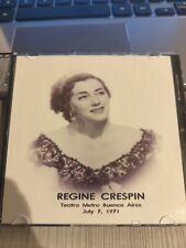 CD raro de gravação de ópera ao vivo -176 Regine Crespin Teatro Metro Buenos Aires 1971 comprar usado  Enviando para Brazil