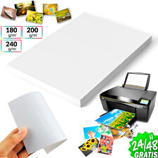 PAPEL FOTOGRAFICO A4 210x297mm FOLIO BRILLANTE 180g 200g GLOSSY 2880DPI 11.5mil comprar usado  Enviando para Brazil