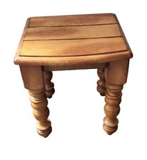 Rustic Farmhouse Vintage Solid Pine Side Table Height 38cm Please Read , used for sale  Shipping to South Africa