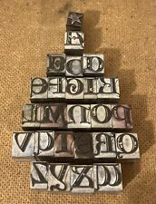 Letterpress type ornamental for sale  BRIGHTON
