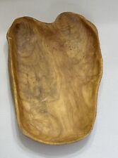Vintage Wooden Tray Natural Wood Grain Rustic Look 15” X 10” for sale  Shipping to South Africa