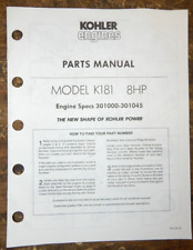 Kohler k181 parts for sale  Greenwich
