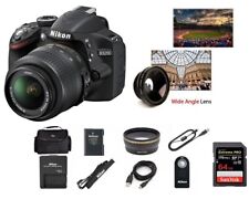 Cámara digital Nikon D3200 + lente AF-S DX NIKKOR 18-55 mm (2 lentes) tarjeta de 64 GB segunda mano  Embacar hacia Argentina