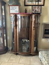curved glass china cabinet for sale  Pembroke