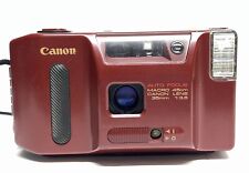 Cámara fotográfica automática Canon Sprint 35 mm roja marrón probada y funcionando, usado segunda mano  Embacar hacia Argentina
