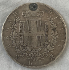 Monnaie lire 1865 d'occasion  Haute-Rivoire