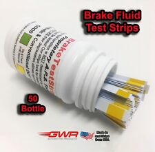 BRAKE FLUID TEST STRIPS (50 Bottle) APS Color Key showing Good/Bad  FREE SHIP for sale  Shipping to South Africa