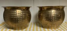 Brass Pots ~Set Of 2~Made In India. for sale  Shipping to South Africa