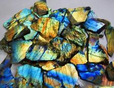 NATURAL MULTI FIRE SPECTROLITE LABRADORITE ROCK ROUGH, TILE GEMSTONE LOT iH376, used for sale  Shipping to South Africa