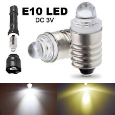 Usado, Lâmpada LED quente/branco DC 3V E10 parafuso lâmpada substituição para lanterna lanterna comprar usado  Enviando para Brazil