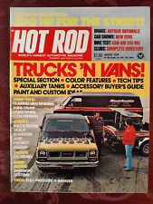 ¡Camiones y furgonetas raros cargador de autos HOT ROD agosto de 1974! segunda mano  Embacar hacia Argentina