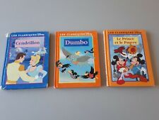 livres les classiques de DISNEY : Cendrillon, Dumbo, le prince et le pauvre d'occasion  Toulouse-