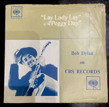 Usado, Raro Bob Dylan Lay Lady Lay C/W Peggy Day Singapur Malasia CBS 2-582 EP 45 RPM segunda mano  Embacar hacia Argentina