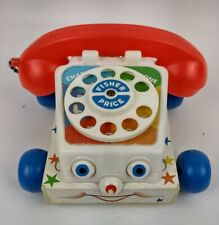 Teléfono vintage 1985 Fisher Price Chatter #747 juguete teléfono móvil ojos segunda mano  Embacar hacia Argentina