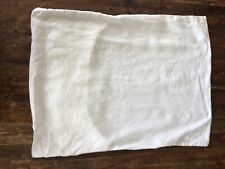 Rachel Ashwell Shabby Chic 100% White Linen Standard Pillow Case Made In USA for sale  Shipping to South Africa