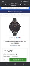 Olivia burton watch for sale  WIRRAL