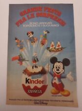 Inserto1984 kinder sorpresa usato  Italia