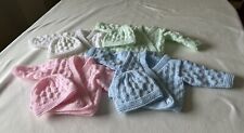 Hand knitted newborn for sale  GRAYS