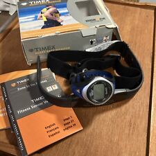 Monitor de frequência cardíaca Timex Ironman relógio de triatlo e sensor 30 voltas azul comprar usado  Enviando para Brazil