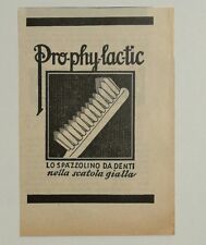 Pubblicità 1925 prophylactic usato  Fucecchio