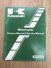 Kdx 175 manual for sale  DORCHESTER