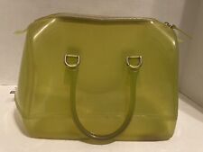 Bolsa de doces FURLA cor rara verde/amarela bolsa de geléia feita na Itália bolsa de mão comprar usado  Enviando para Brazil