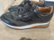 mens brown leather trainers for sale  BRACKNELL